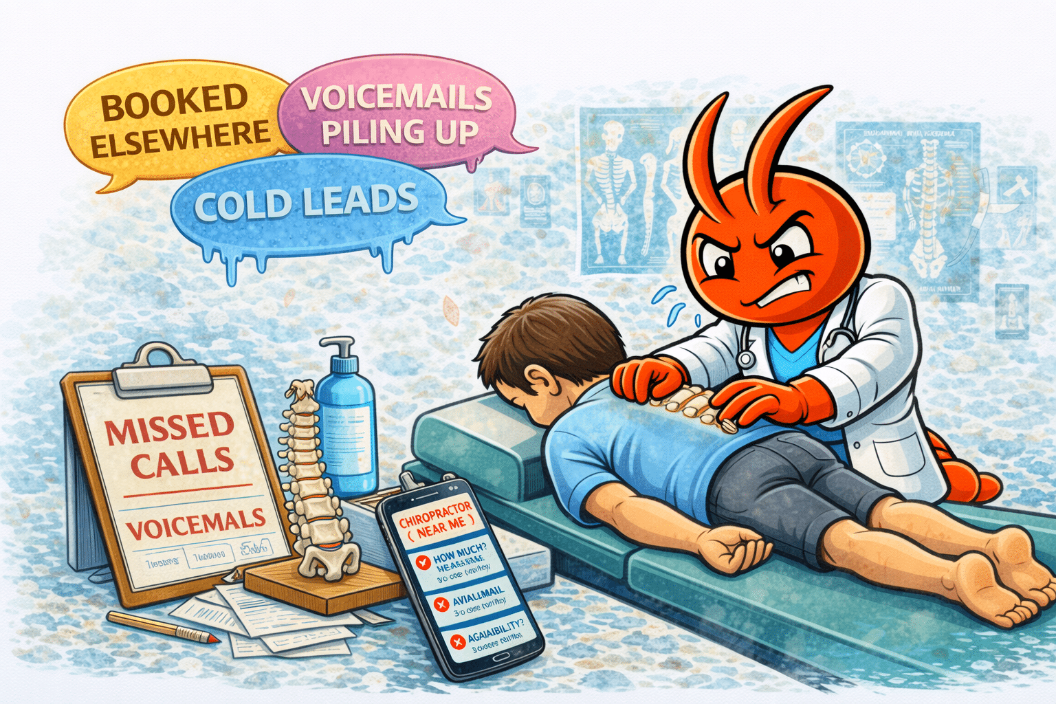 AI agents for Adelaide chiropractors - New Patient Enquiries Go Cold While You&rsquo;re With Patients