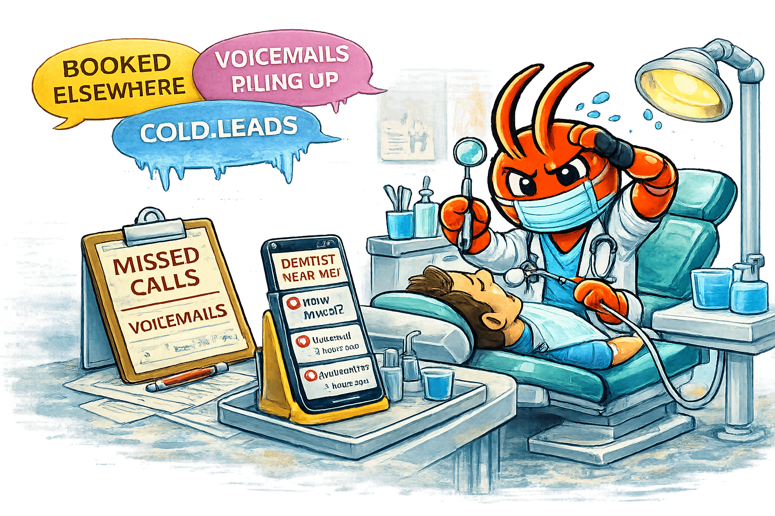 AI agents for Adelaide dental clinics - New Patient Enquiries Go Cold While You're in the Chair
