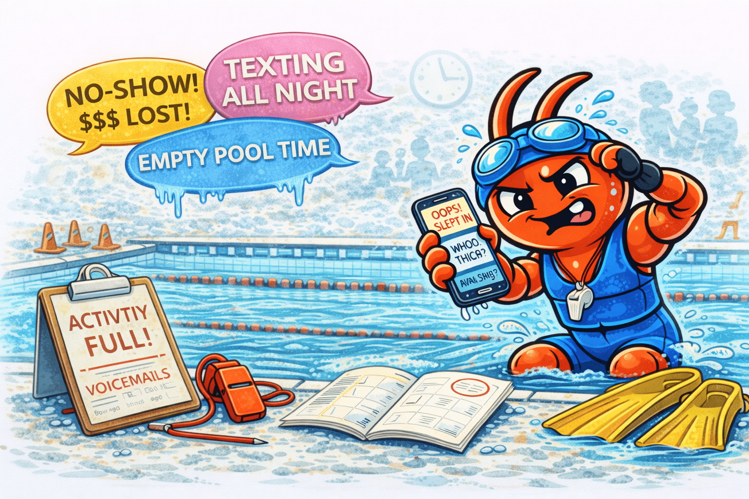 AI agents for Adelaide swimming schools - No-Shows Waste Pool Time and Instructor Capacity
