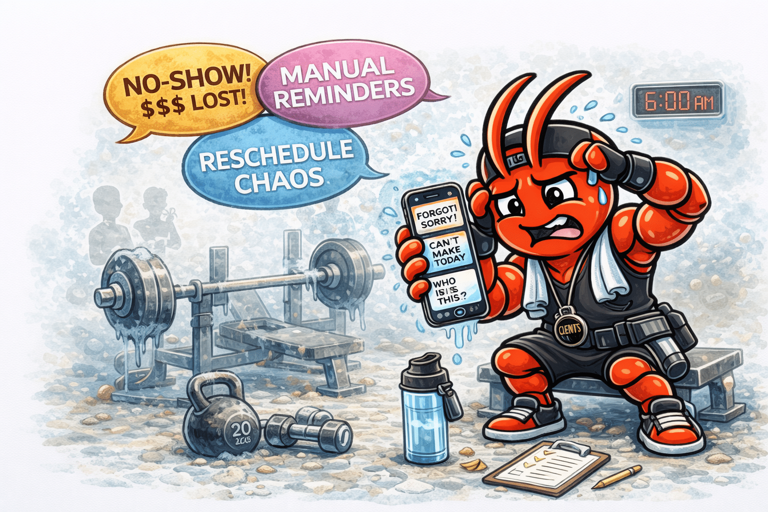 AI agents for Adelaide personal trainers - No-Shows and Forgotten Sessions Kill Your Schedule