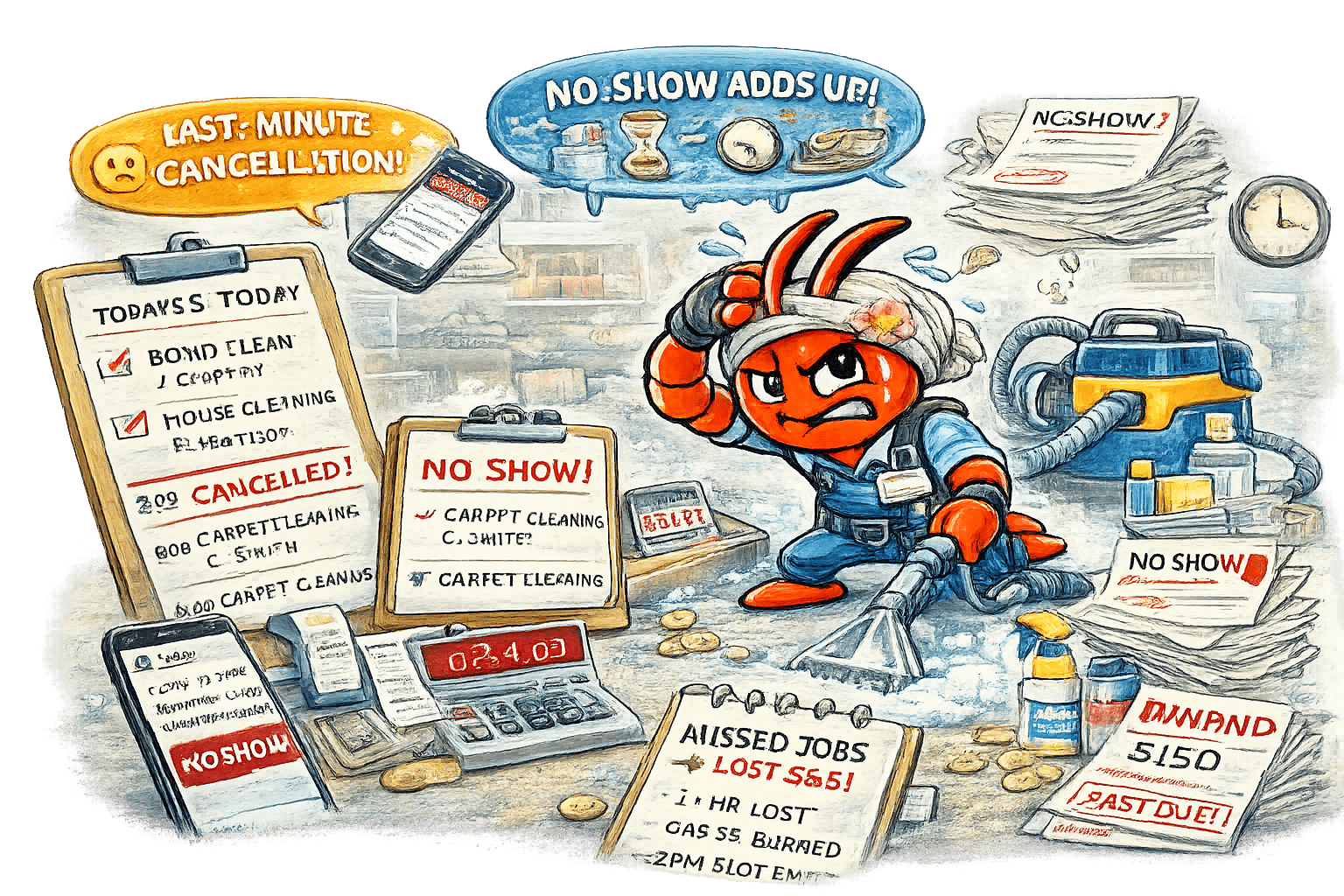 AI Workers for Adelaide businesses - No-Shows and Last-Minute Cancellations Waste Your Day