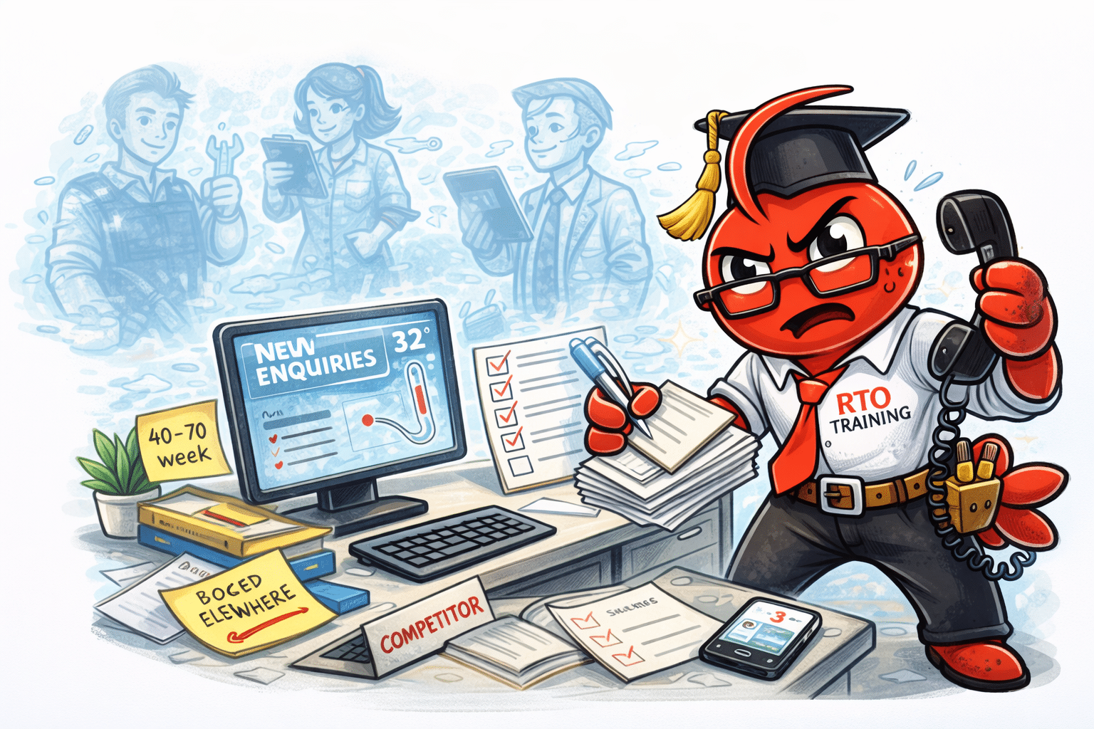 AI Workers for Adelaide businesses - Student Enquiries Go Cold