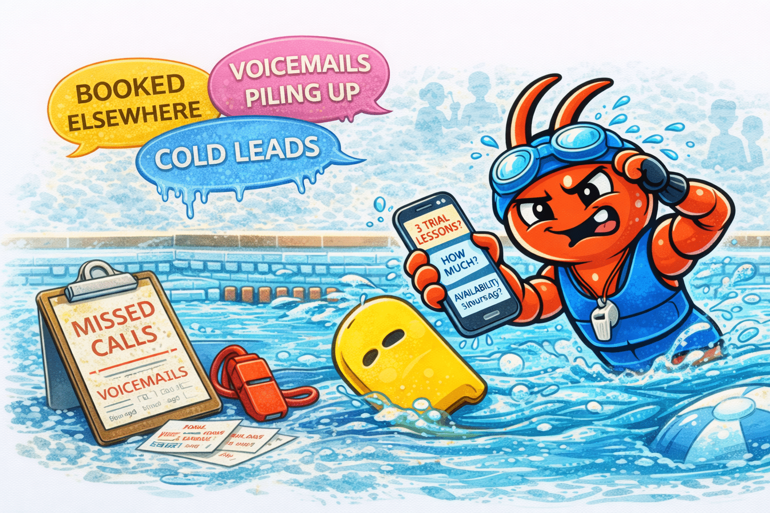 AI agents for Adelaide swimming schools - Trial Lesson Enquiries Go Cold While You're in the Pool